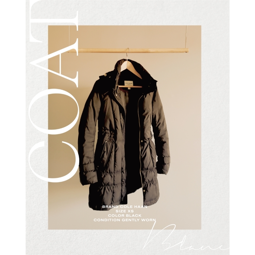COLE HAAN signature down coat